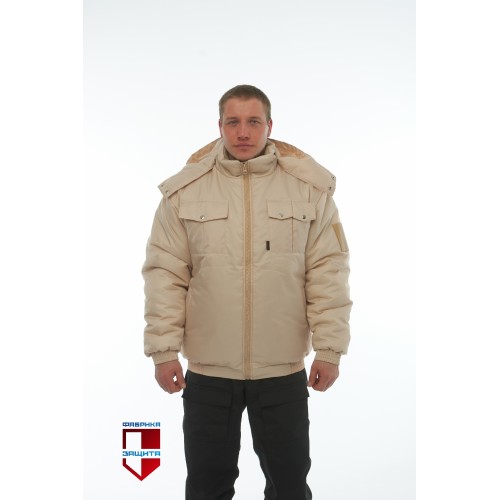 Куртка зимняя "ОМОН", цвет бежевый 