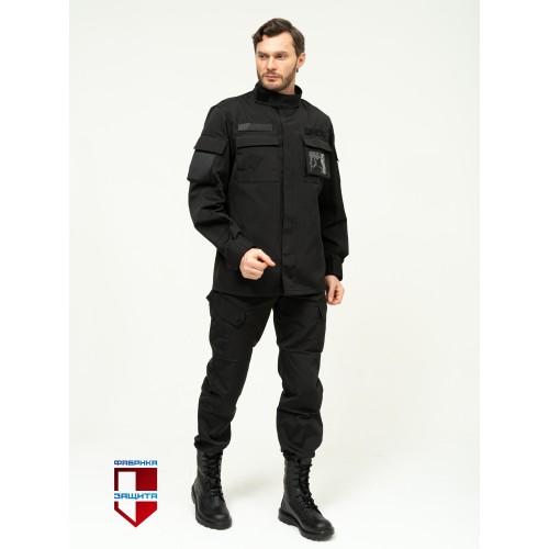 Костюм "НАТО" черный, с липучками