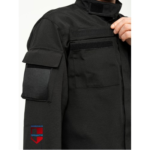 Костюм "НАТО" черный, с липучками