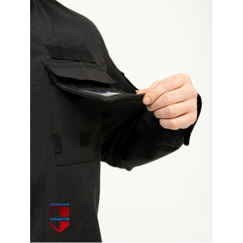 Костюм "НАТО" черный, с липучками