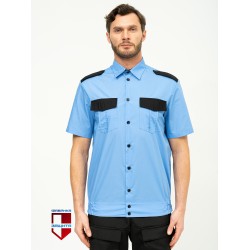 Рубашка форменная для охранника короткий рукав  (на резинке)
