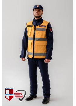 Жилет разгрузочный Транспортная Безопасность, цвет Лимон